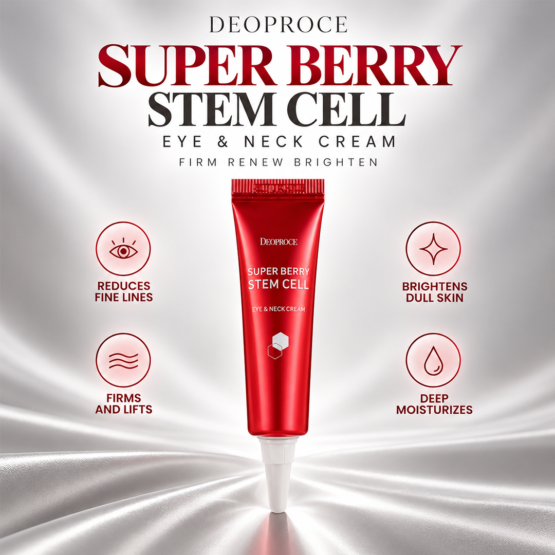 DEOPROCE SUPER BERRY STEM CELL EYE & NECK CREAM 10G