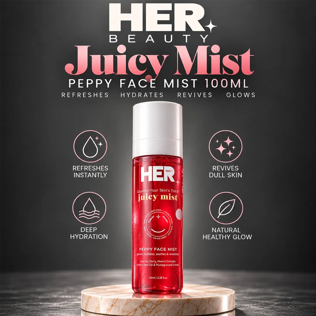 HER BEAUTY JUICY MIST PEPPY FACE MIST 100ML