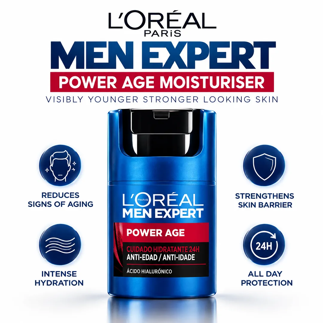LOREAL MEN EXPERT POWER AGE MOISTURISER 50ML
