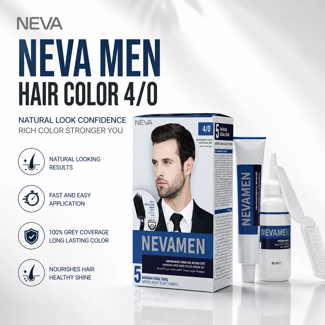 NEVA MEN HAIR COLOR 4/0