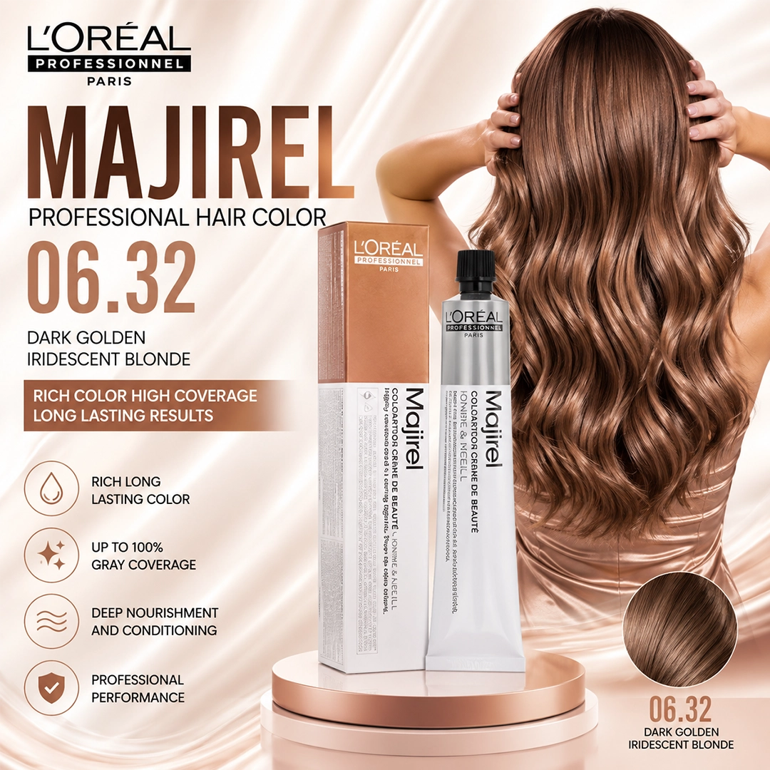 LOREAL PRO MAJIREL HAIR COLOR 06.32