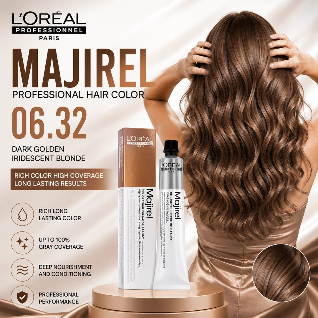 LOREAL PRO MAJIREL HAIR COLOR 06.32