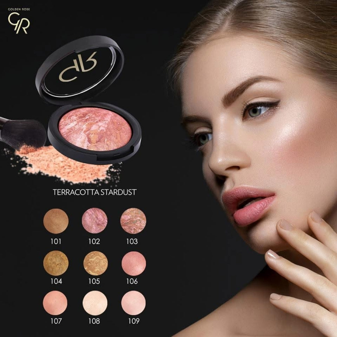 GOLDEN ROSE BLUSH TERRACOTTA STARDUST