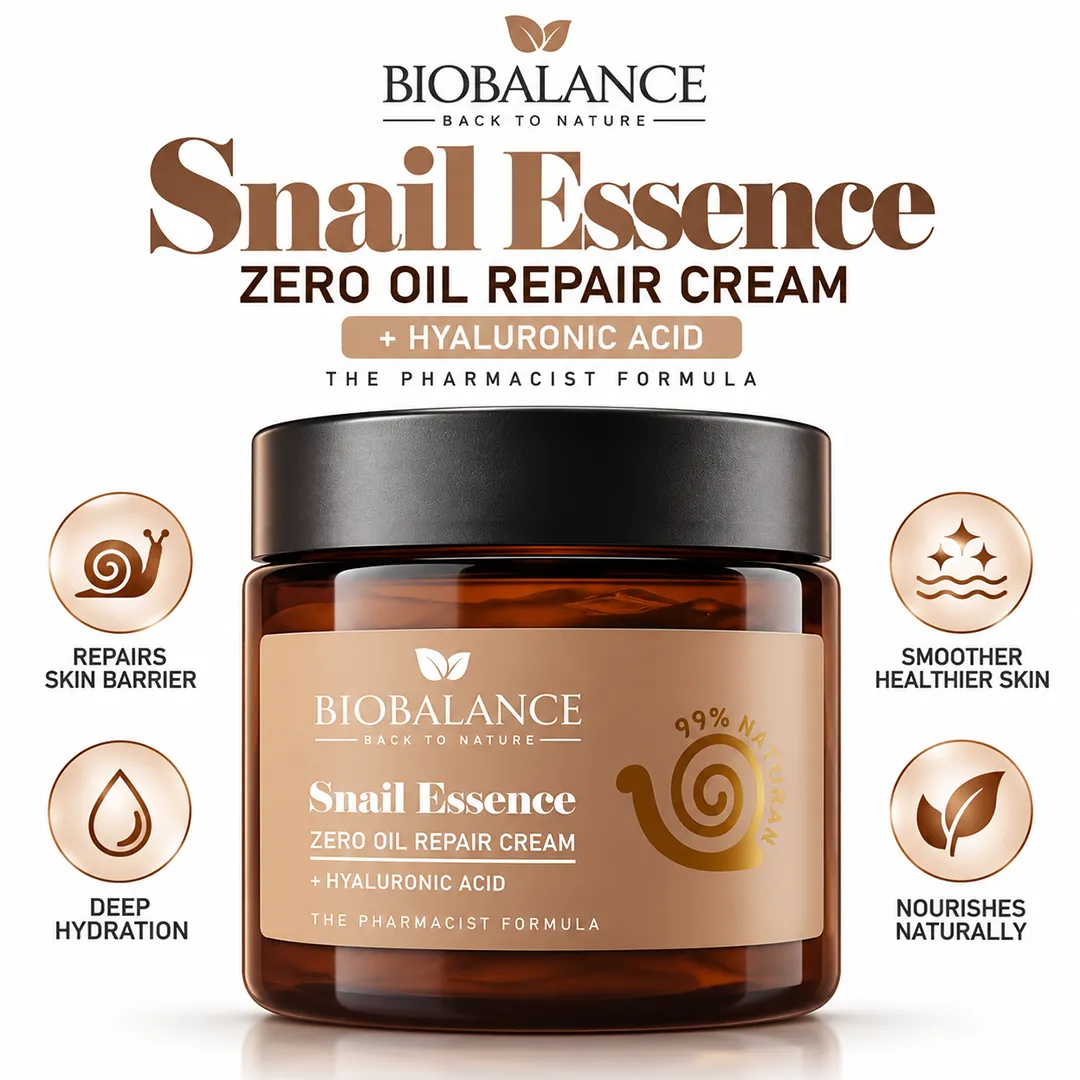 BIO BALANCE SNAIL ESSENCE ZERO OIL REPAIR CREAM 100ML