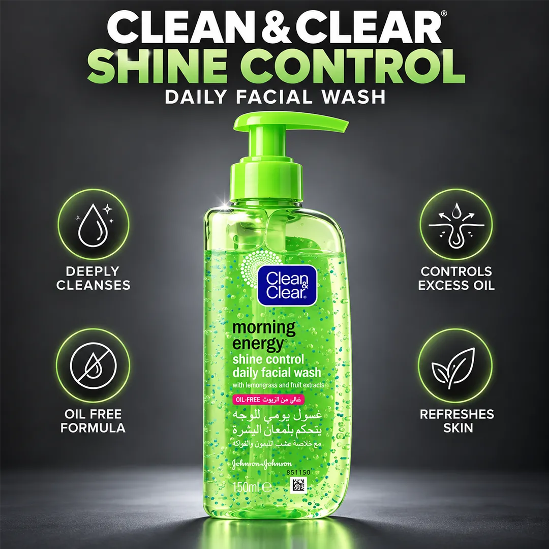 CLEAN CLEAR SHINE CONTROL WASH PUMP 1502ML