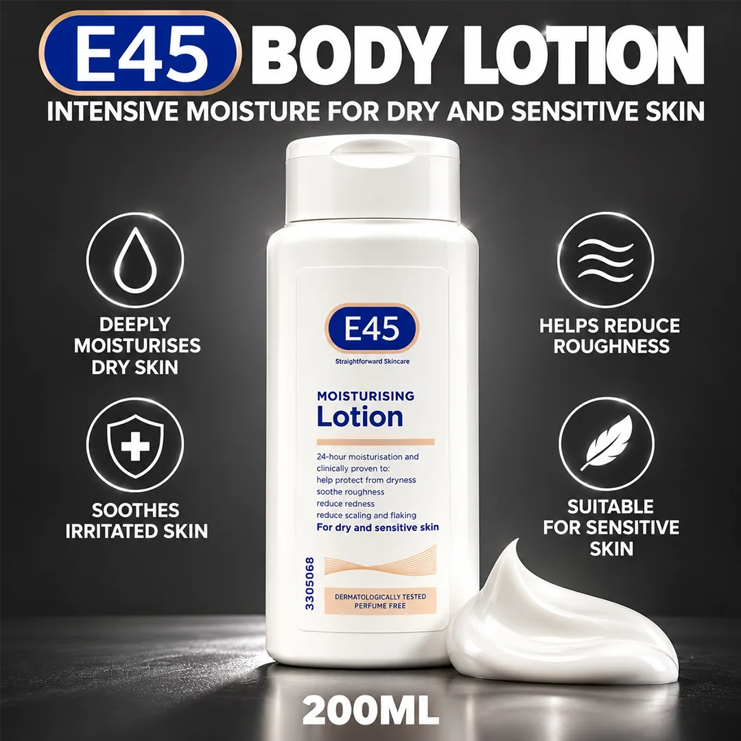 E45 BODY LOTION 200ML MOISTURISING