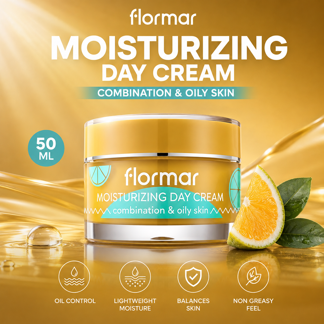 FLORMAR MOISTURIZING DAY CREAM COMBINATION & OILY SKIN 50ML