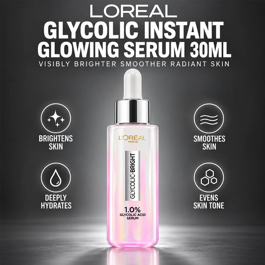 LOREAL GLYCOLIC INSTANT GLOWING SERUM 30ML