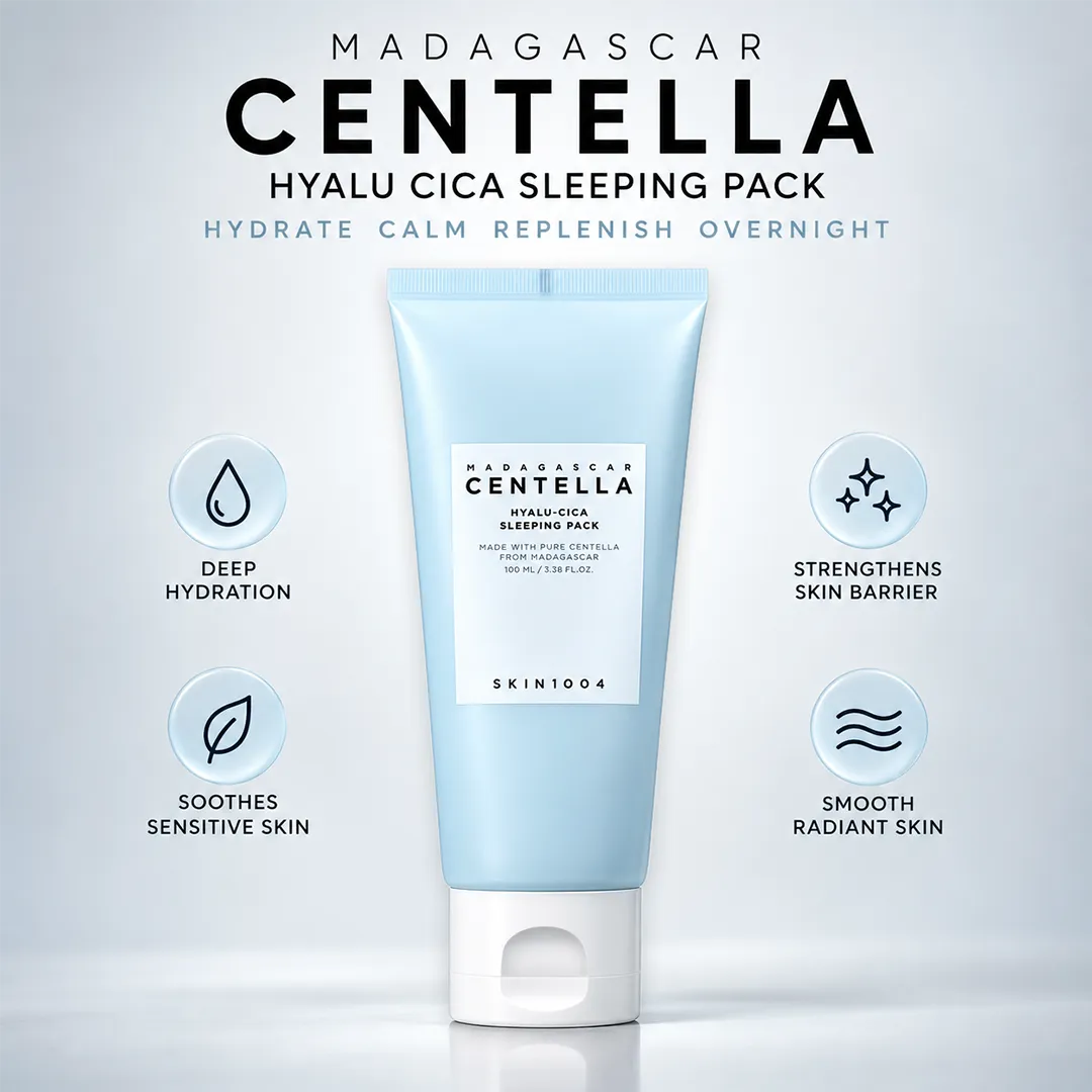 MADAGASCAR CENTELLA  HYALU CICA SLEEPING PACK 100ML SKIN1004