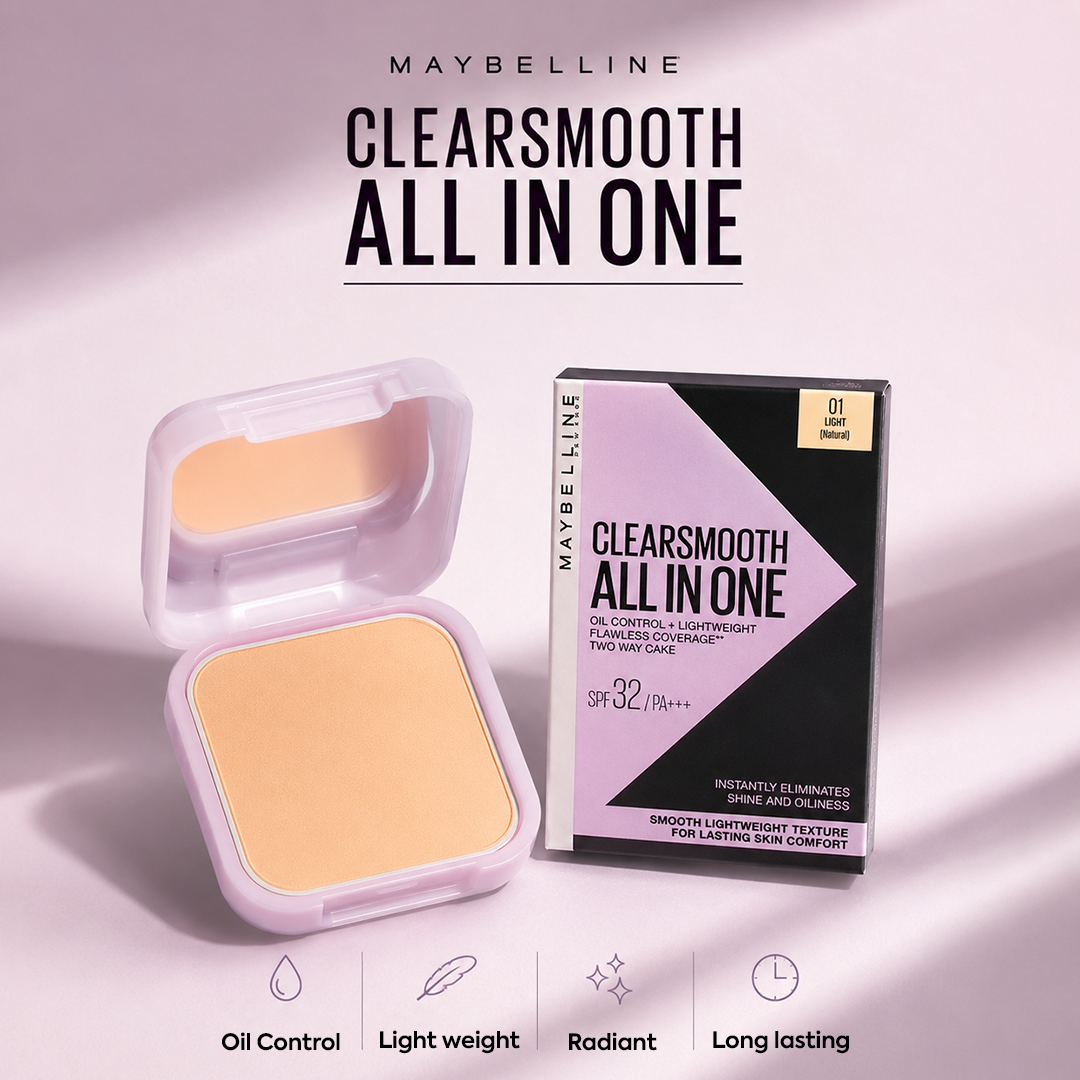 MAYBELLINE CLEAR SMOOTH ALL IN ONE POWDER