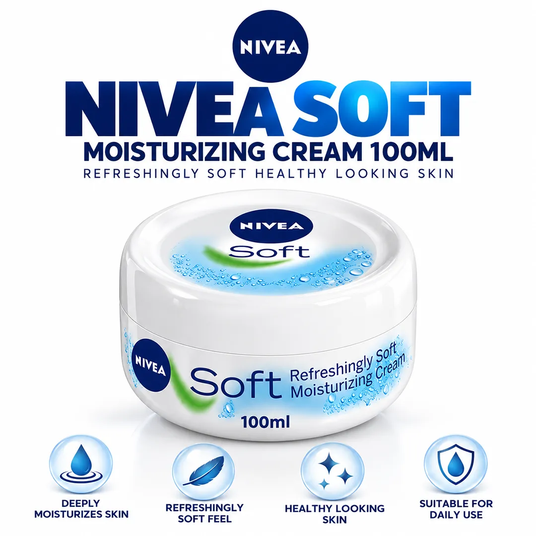 NIVEA SOFT CREAM 100ML.