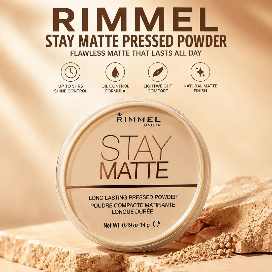 RIMMEL PRESSED POWDER STAY MATTE