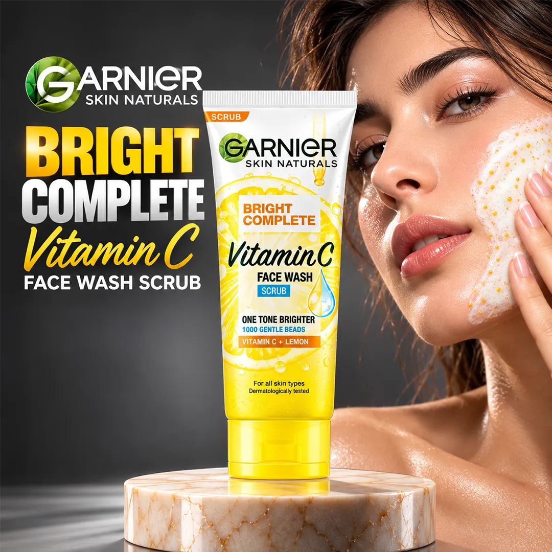 GARNIER INDO LIGHT COMPLETE BRIGHETING SCRUB 100ML