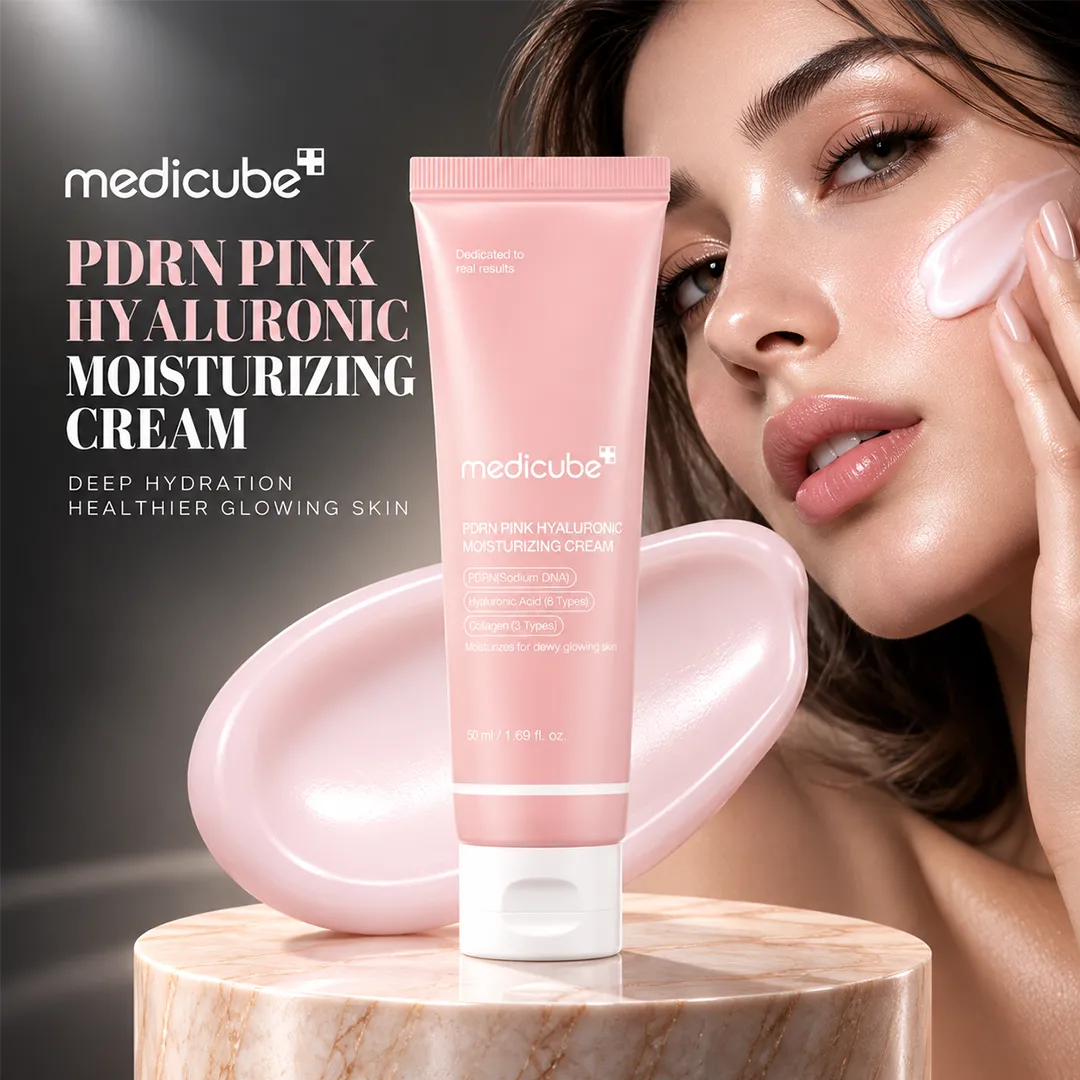 MEDICUBE PDRN PINK HYALURONIC MOISTURIZING CREAM 50ML