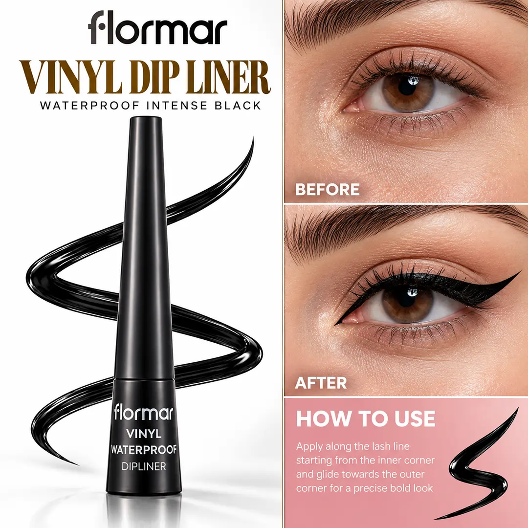 FLORMAR EYELINER DIP VINYL WATERPROOF