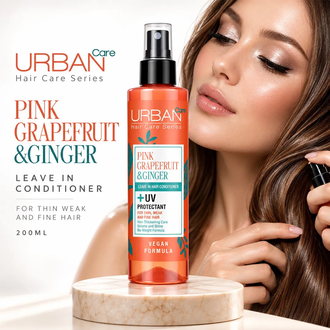 URBAN CARE PINK GRAPEFRUIT & GINGER LEAVE IN CONDITIONER 200