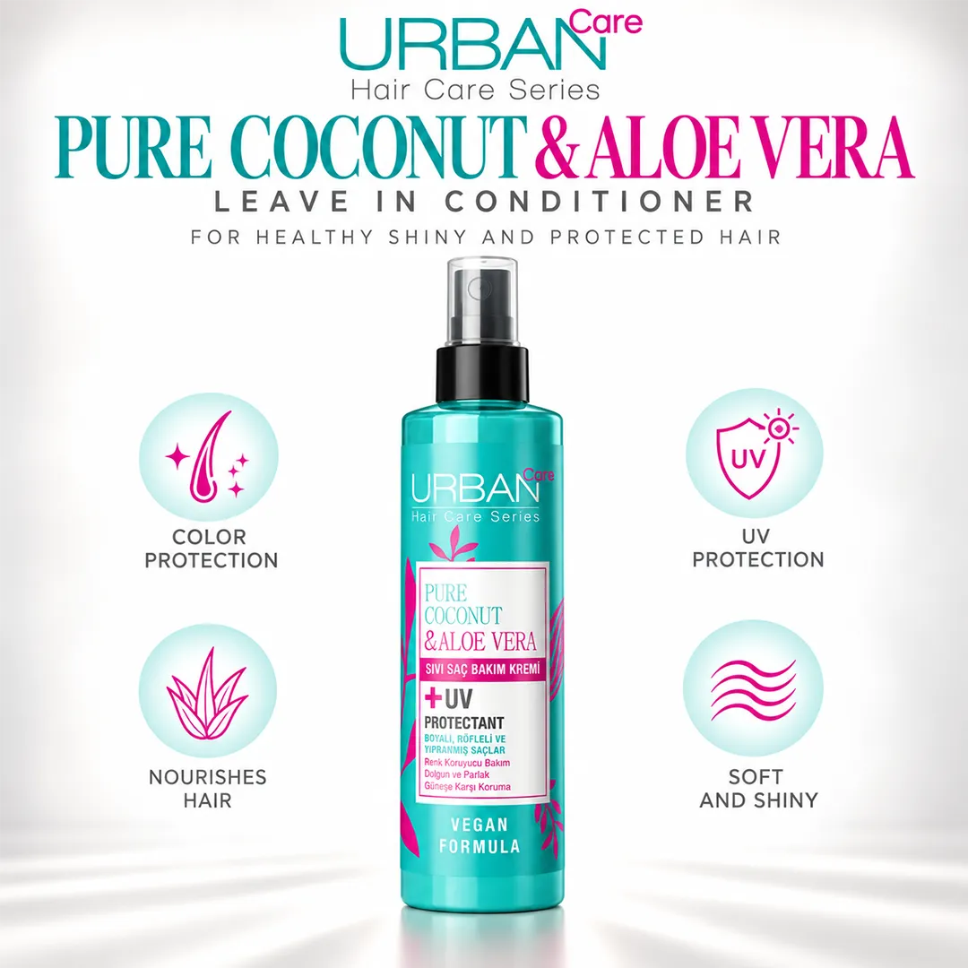 URBAN CARE PURE COCONUT & ALOE VERA LEAVE IN CONDITIONER 200