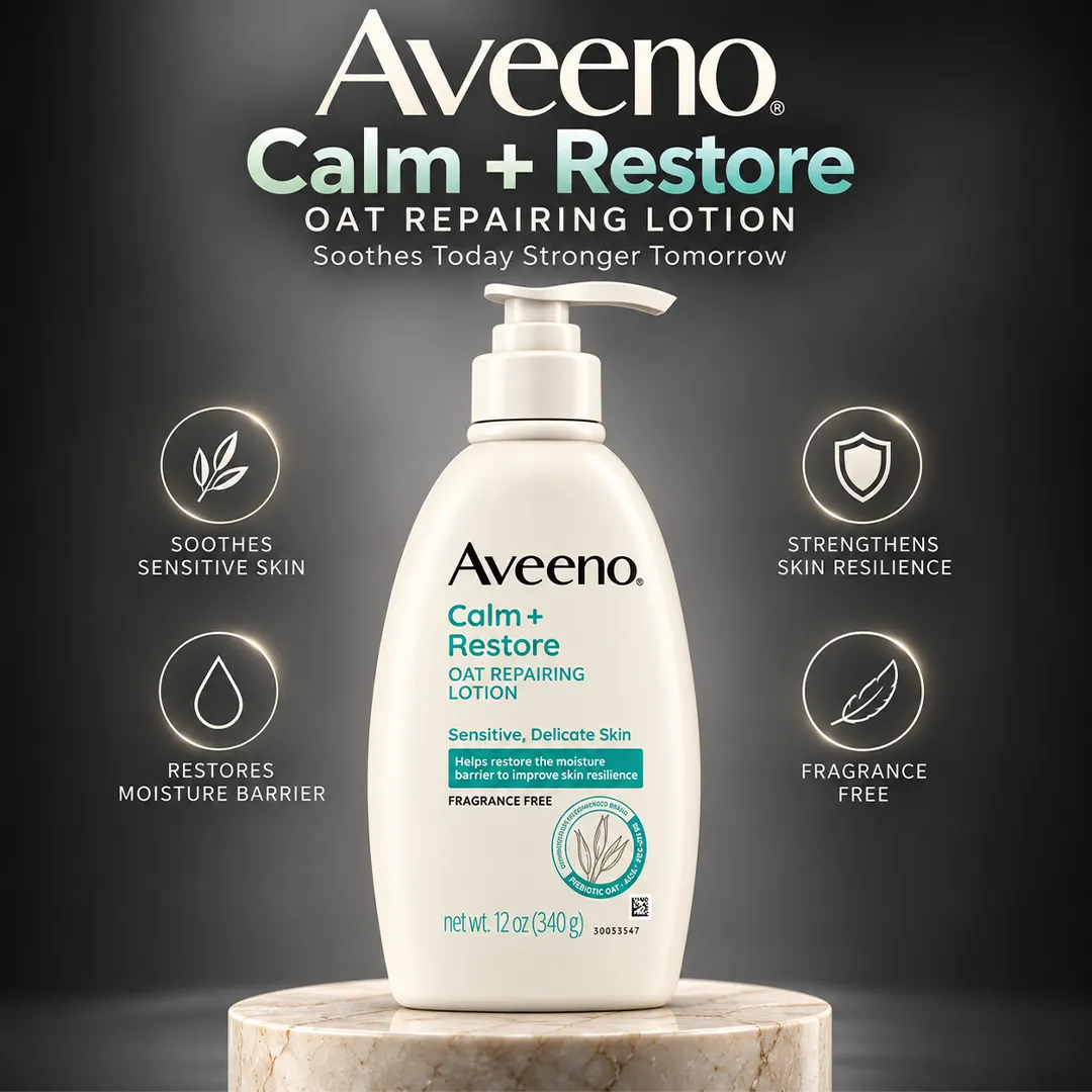 AVEENO BODY LOTION 340G CALM RESTORE SENSITIVE