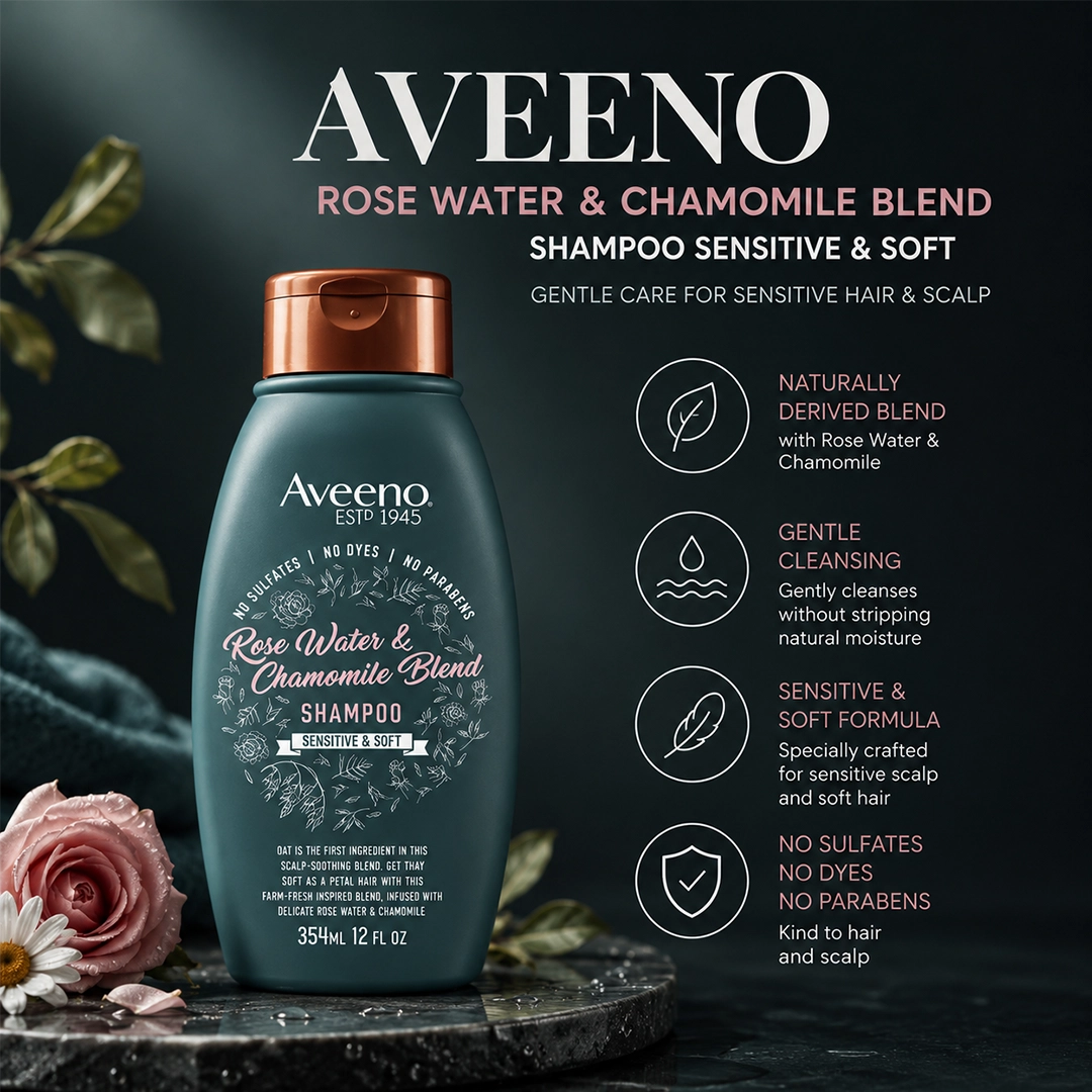 AVEENO SHAMPOO 354ML SENSITIVE & SOFT.