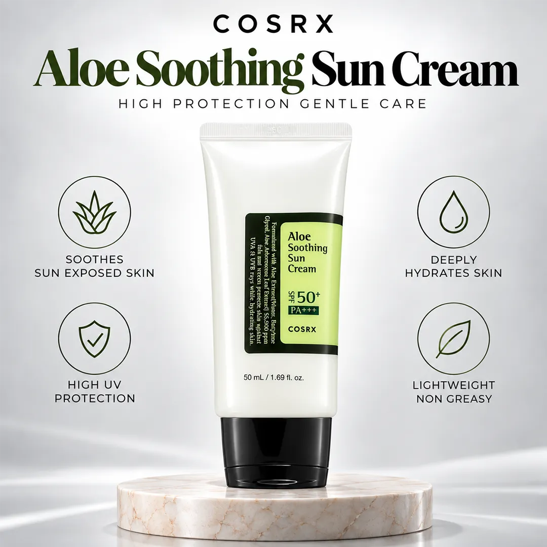 COSRX ALO SOOTHING SUN CREAM SPF 50 50ML
