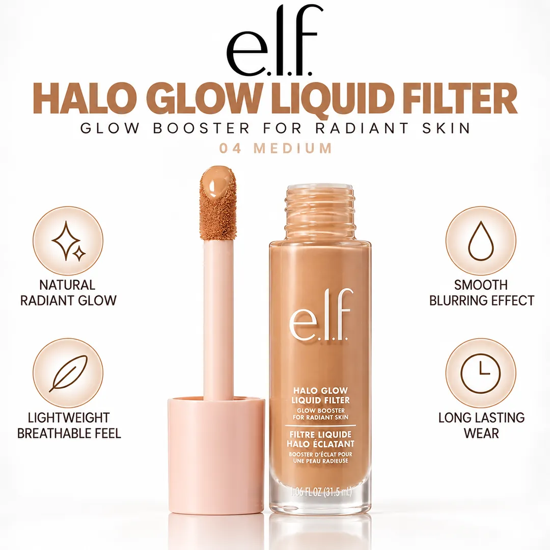 ELF HALO GLOW LIQUID FILTER 04 MEDIUM