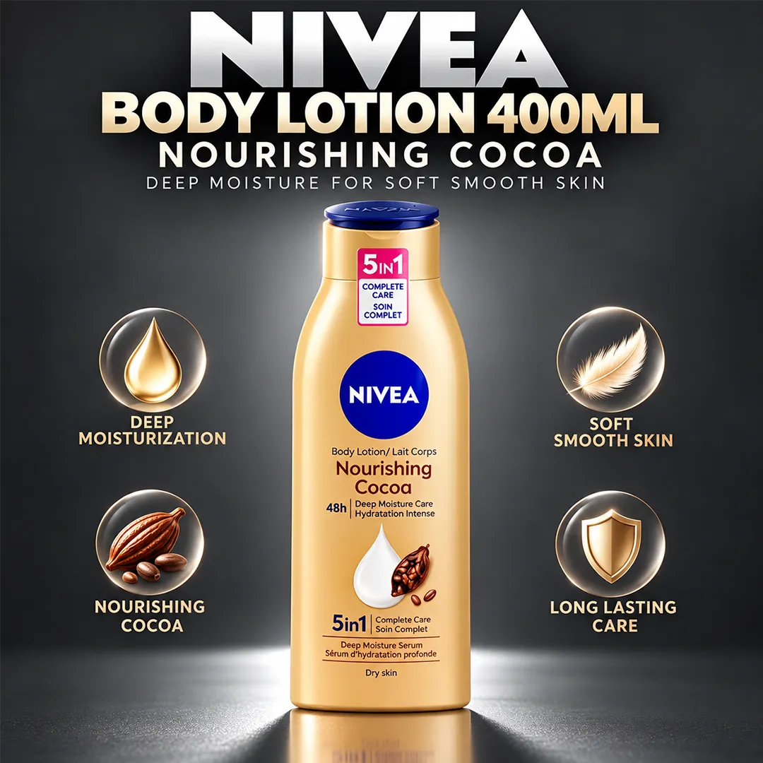 NIVEA BODY LOTION 400ML NOURISHING COCOAA