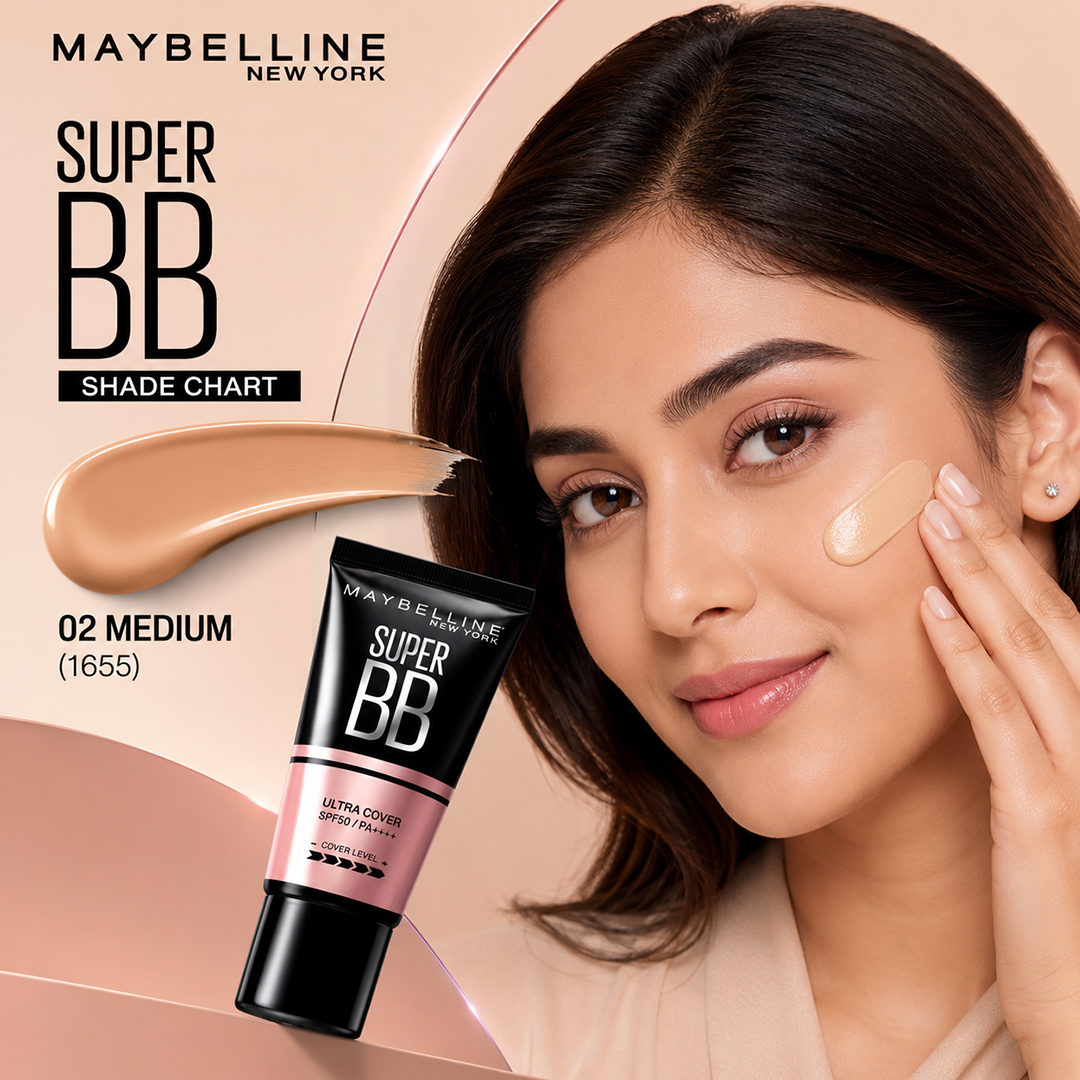 MAYBELLINE SUPER BB 02 MEDIUM (1655)
