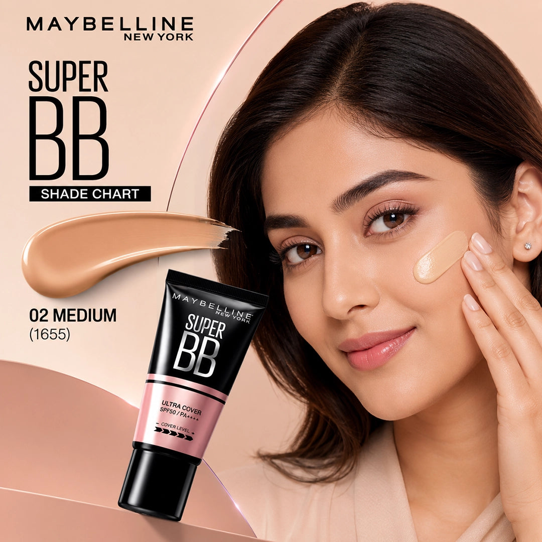 MAYBELLINE SUPER BB 02 MEDIUM (1655)