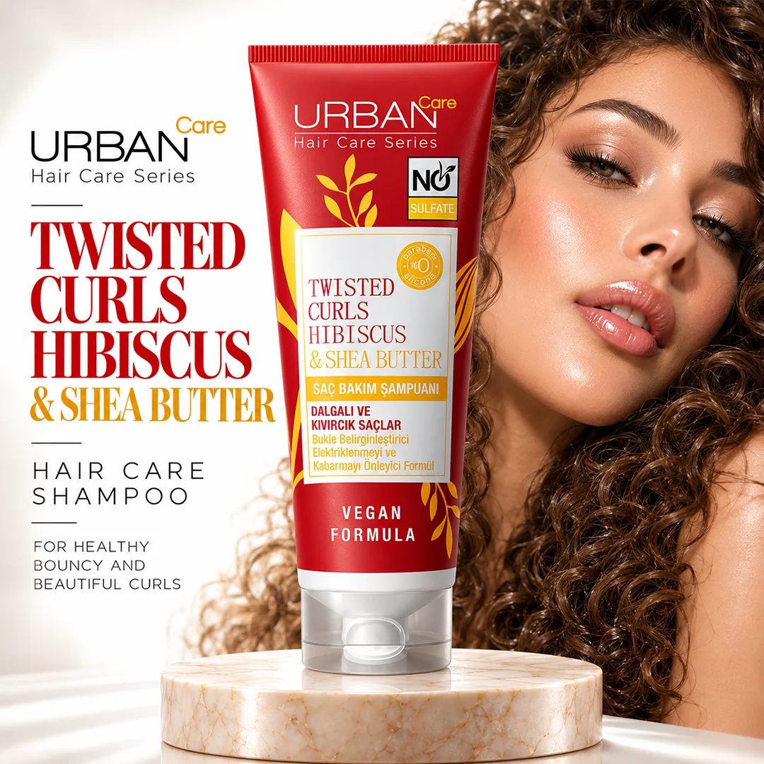 URBAN CARE TWISTED CURLS HIBISCUS SHAMPOO 250ML