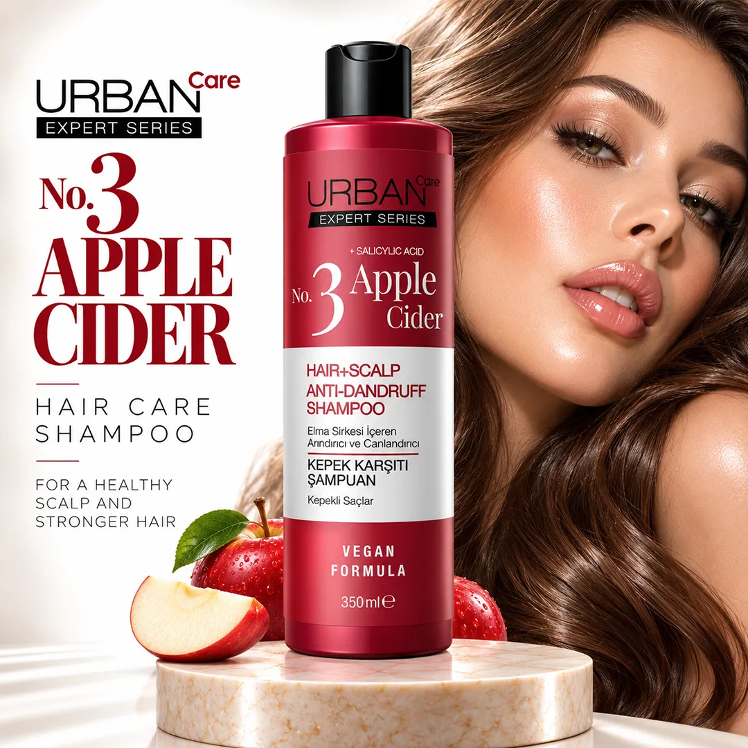 URBAN CARE HAIR CARE 3 APPLE CIDER SHAMPOO 350ML