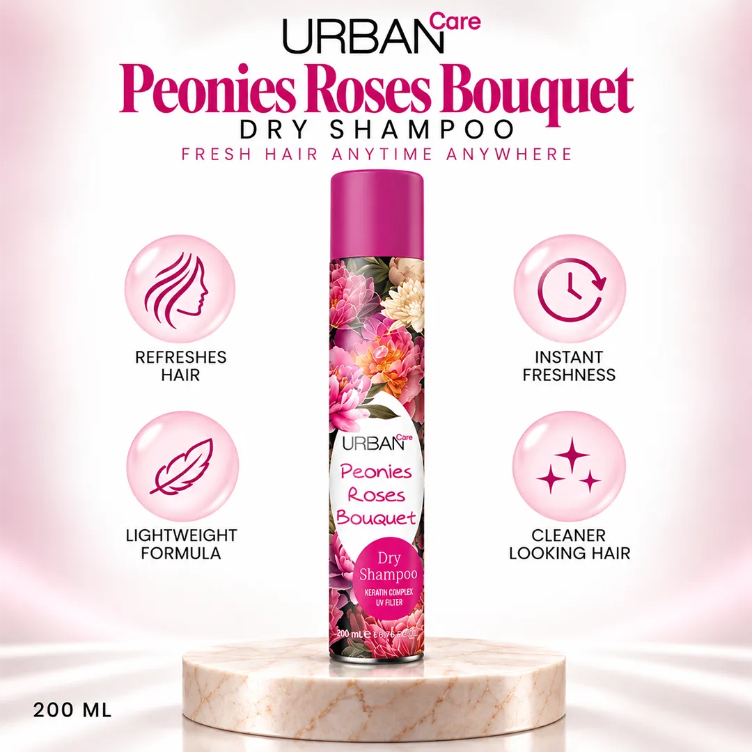 URBAN CARE SHAMPOO 200ML PEONIES ROSES BOUQUET
