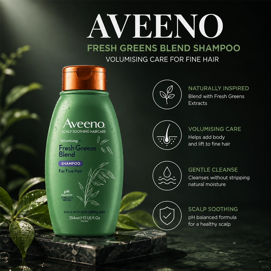 AVEENO SHAMPOO 354ML FRESH GREEN BLEND