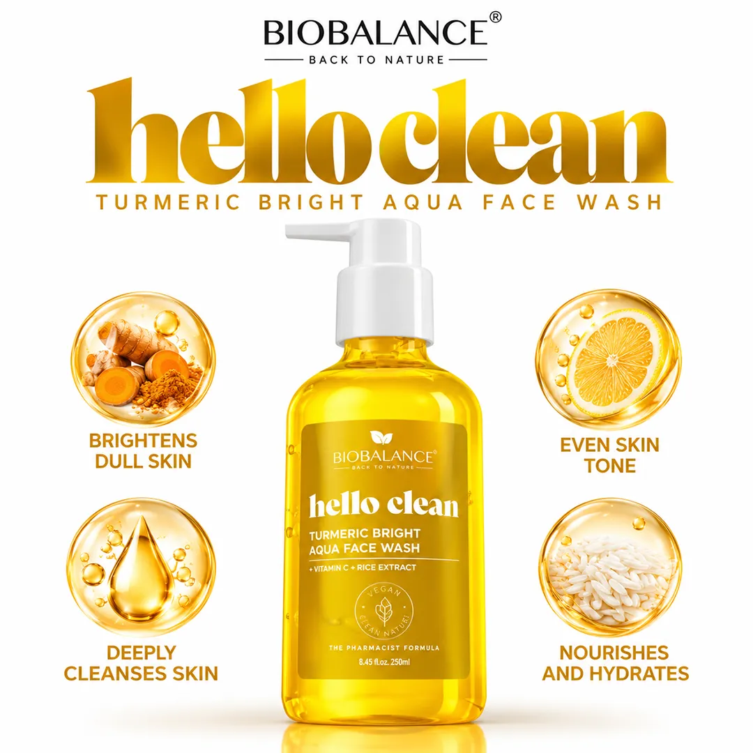 BIO BALANCE HELLO CLEAN TURMERIC BRIGHT 250ML