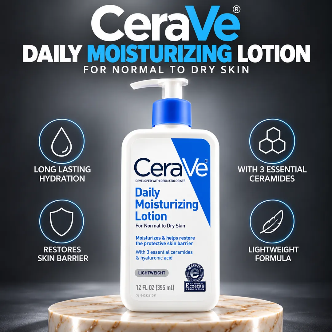 CERAVE DAILY MOISTURIZING LOTION 355ML