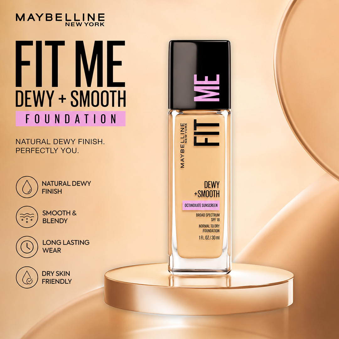MAYBELLINE FIT ME FOUNDATION DEWY SMOOTH