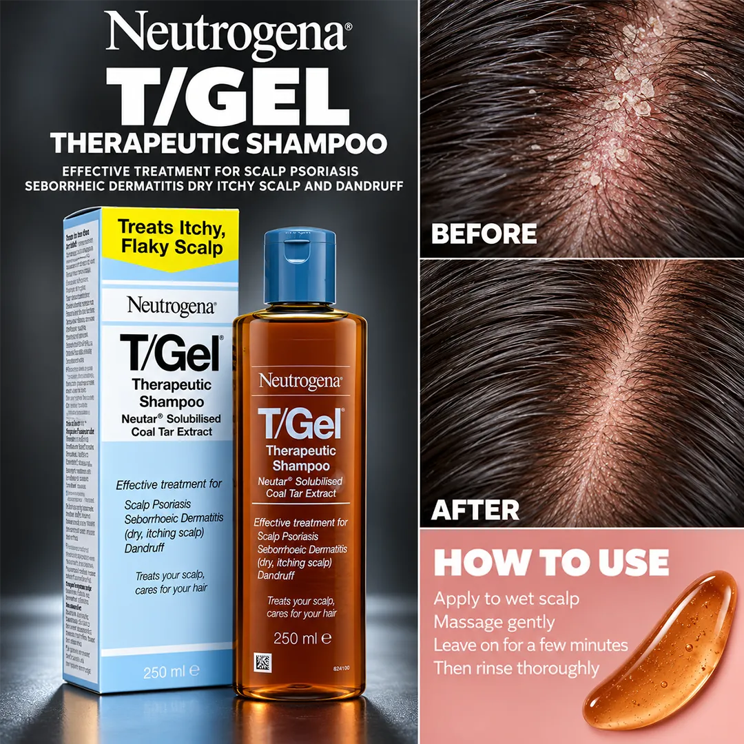 NEUTROGENA T GEL THERAPEUTIC SHAMPOO 250ML