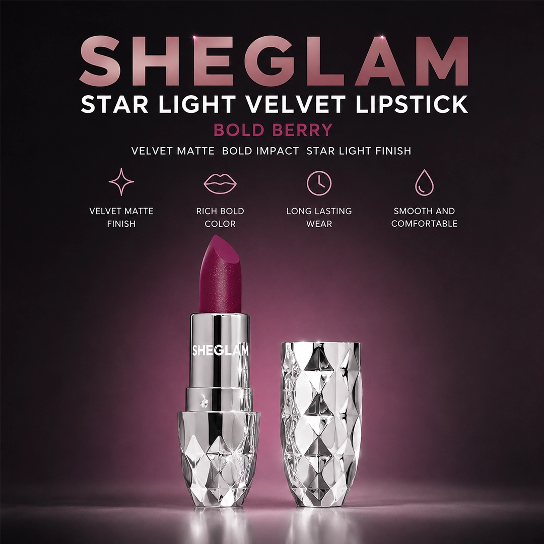 SHEGLAM STAR LIGHT VELVET LIPSTICK