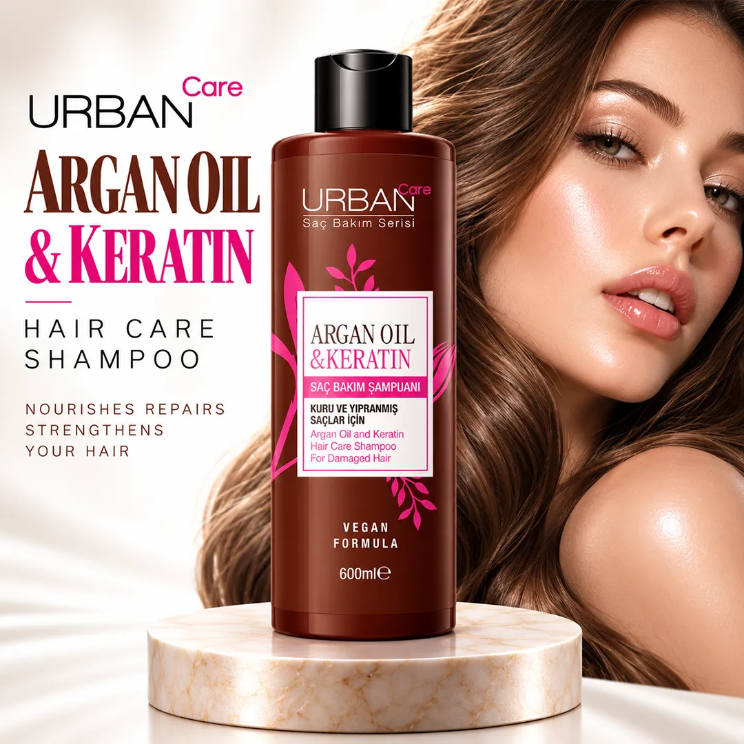 URBAN CARE HAIR CARE ARGAN OIL KERATIN 600ML
