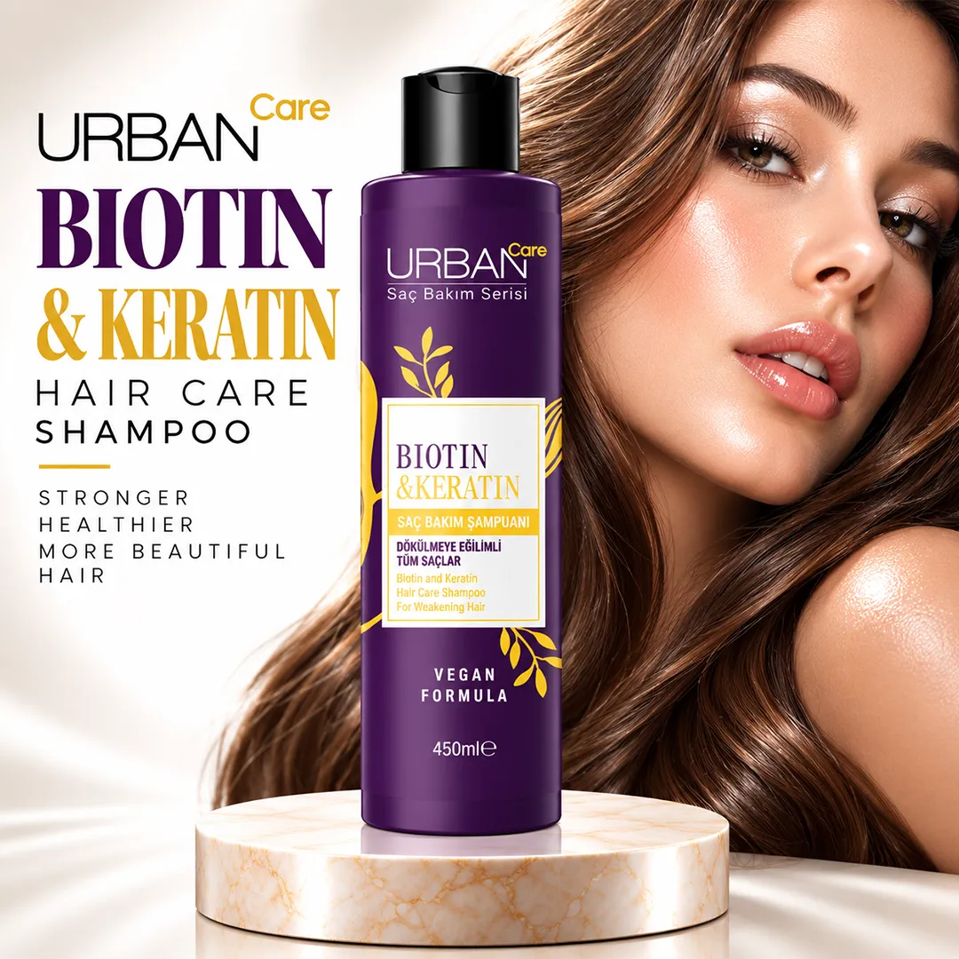 URBAN CARE HAIR CARE BIOTIN KERATIN 450ML