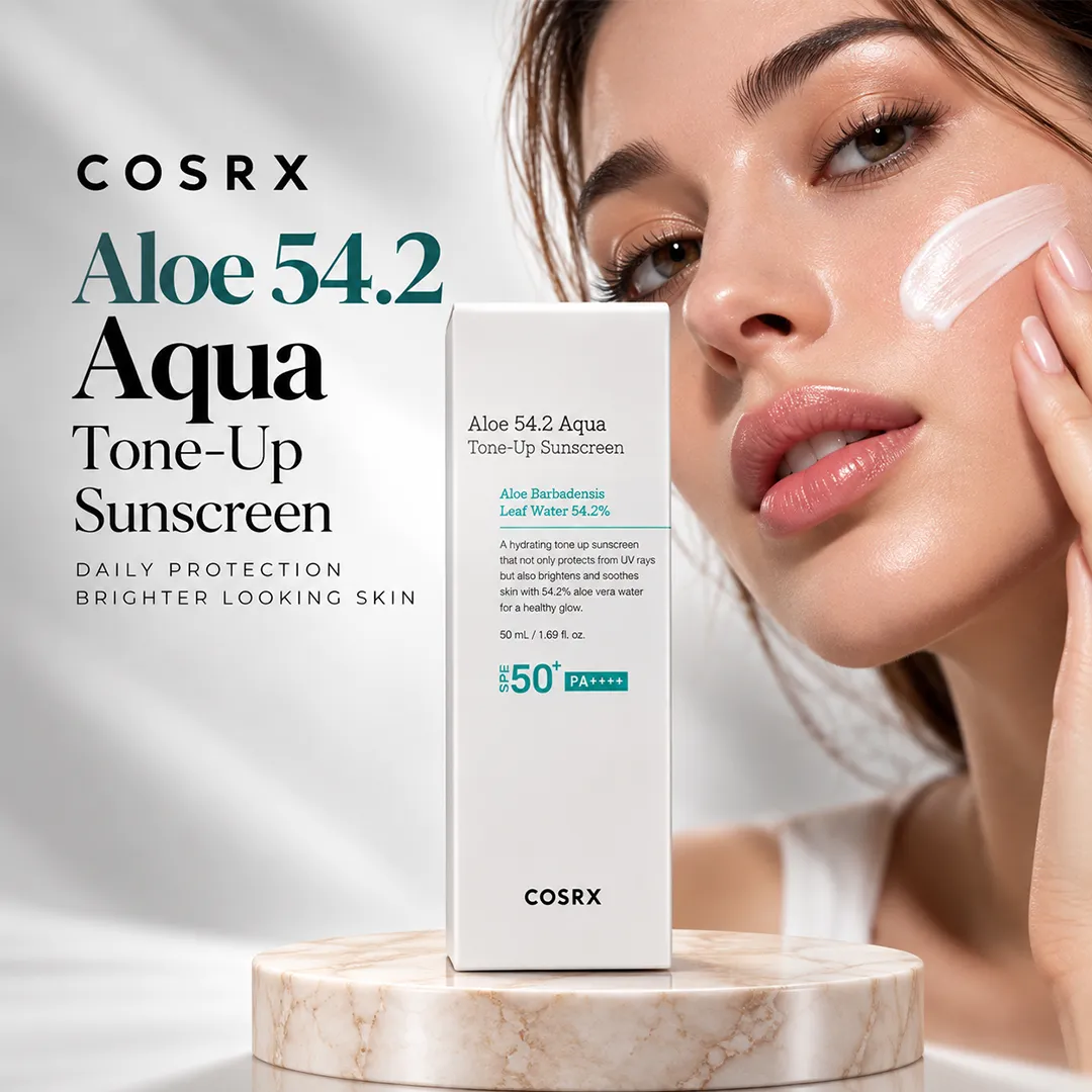 COSRX ALOE 54.2 AQUA TONE UP SUNSCREEN SPF 50 50ML