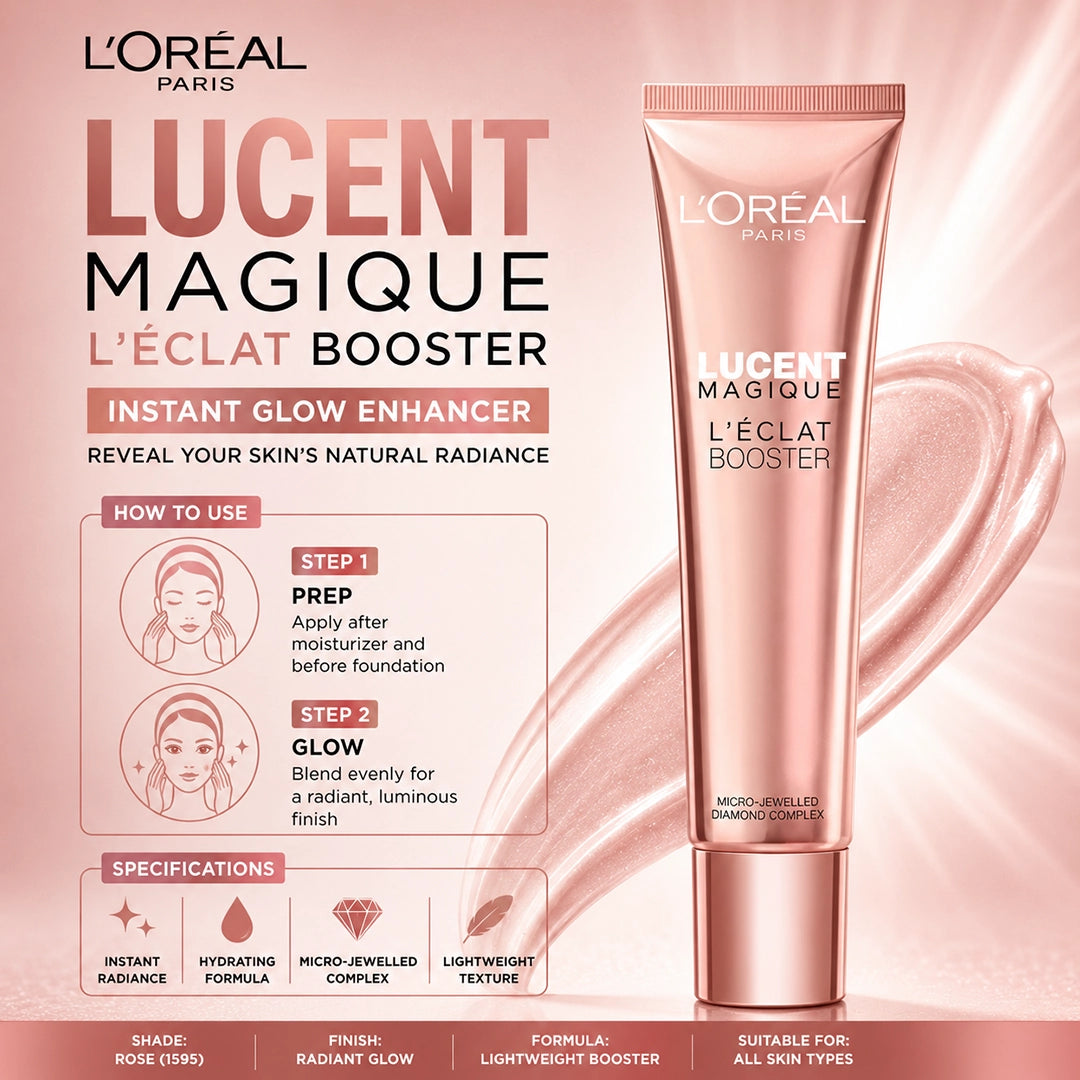 LOREAL LUCENT MAGIQUE BOOSTER ROSE (1595)