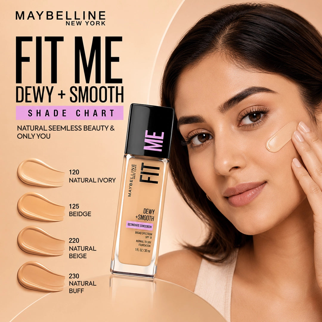 MAYBELLINE FIT ME FOUNDATION DEWY SMOOTH