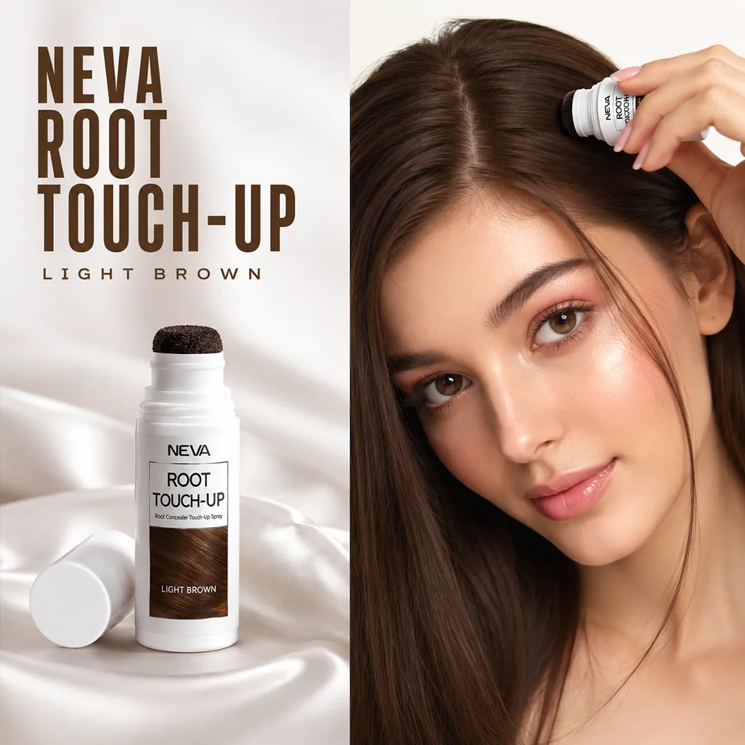 NEVA ROOT TOUCH UP HAIR SPRAY 75ML LIGHT BROWN