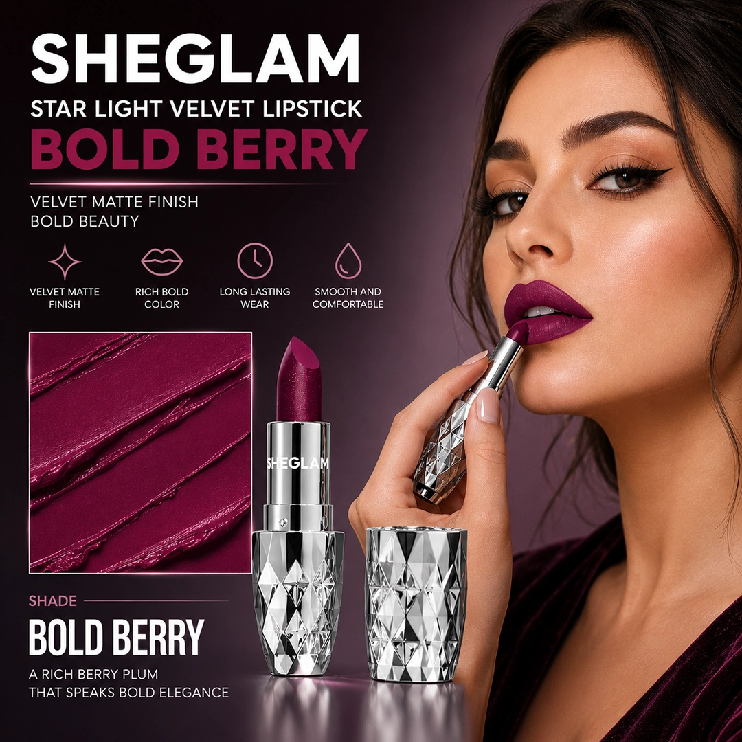 SHEGLAM STAR LIGHT VELVET LIPSTICK