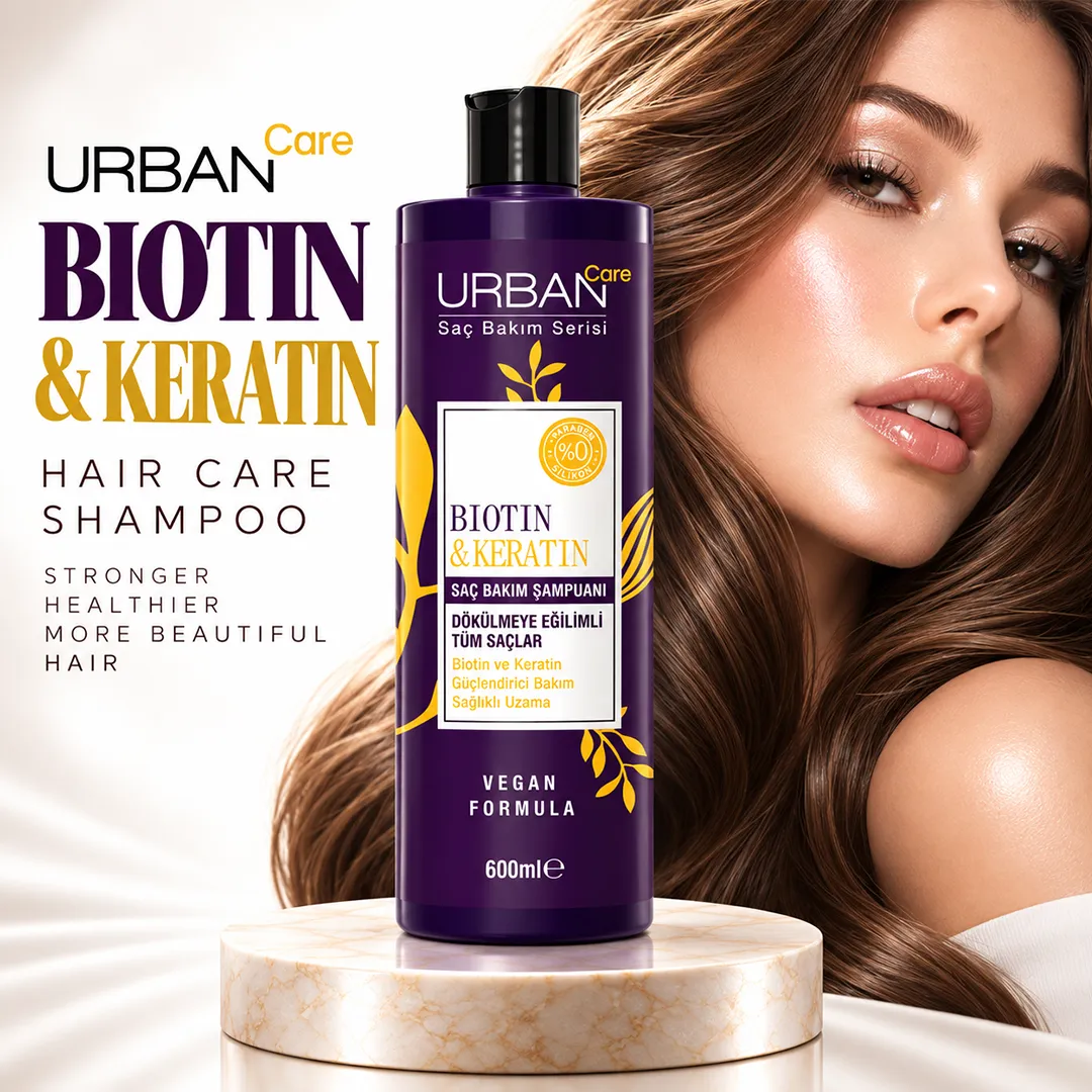 URBAN CARE HAIR CARE BIOTIN KERATIN 600ML