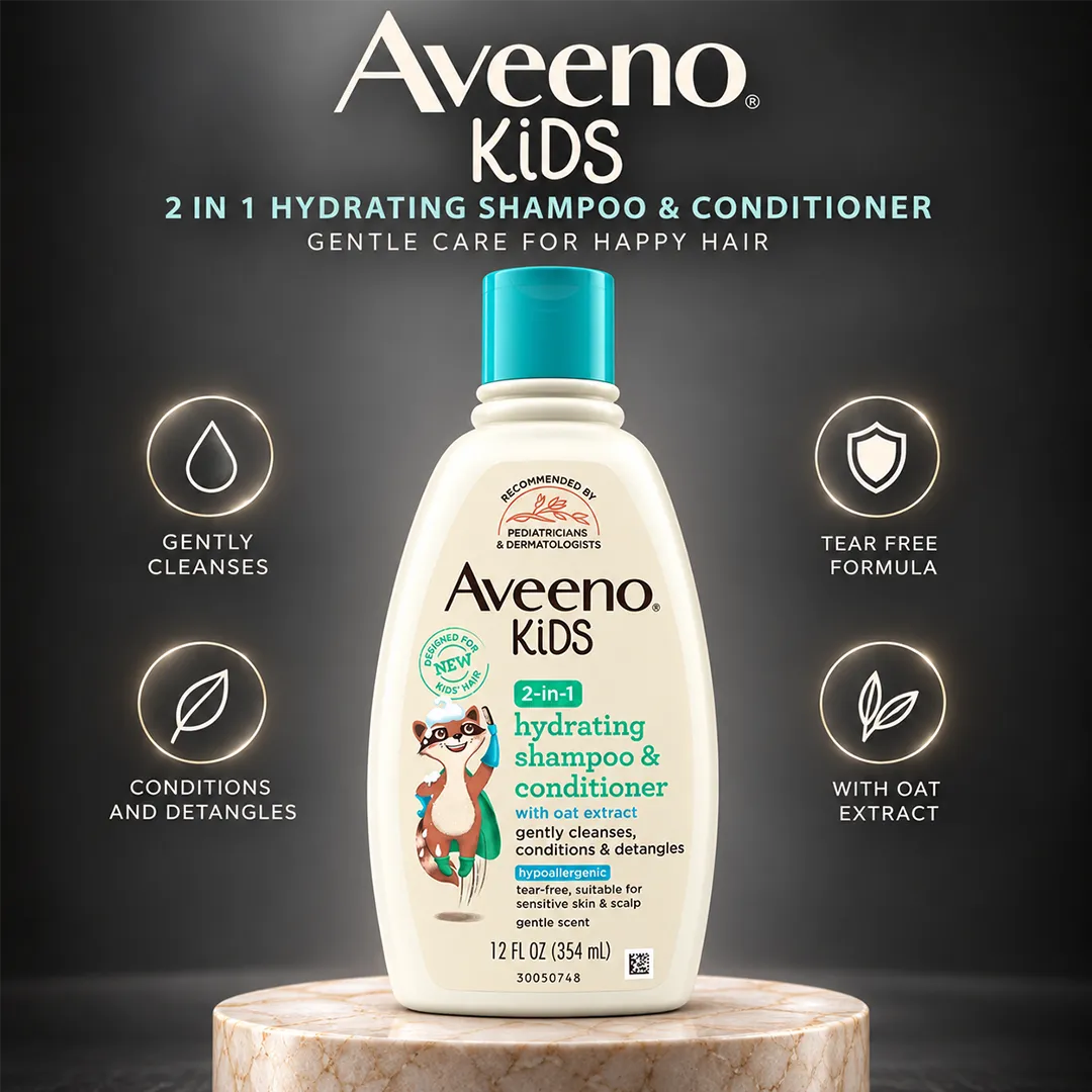 AVEENO KIDS 2IN1 HYDRATING SHAMPOO COND 354ML