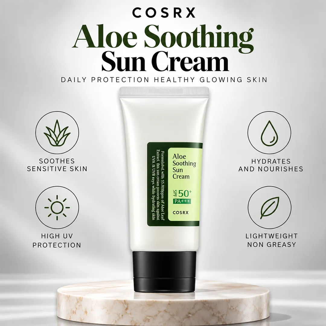 COSRX ALOE SOOTHING SUN CREAM SPF 50 50ML
