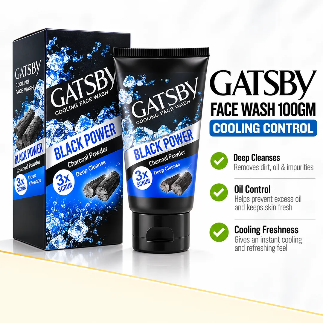 GATSBY FACE WASH 100GM COOLING CONTROL