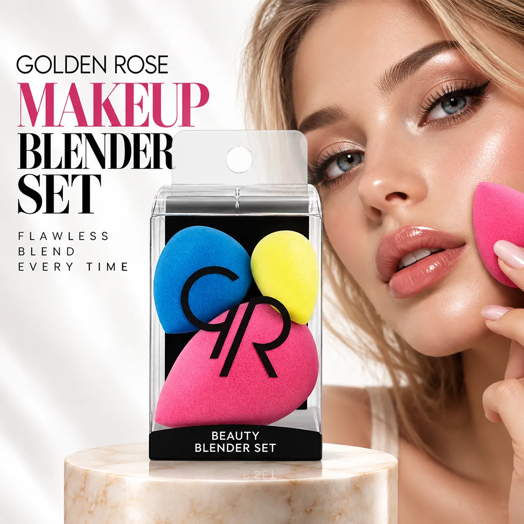 GOLDEN ROSE MAKEUP BLENDER SET