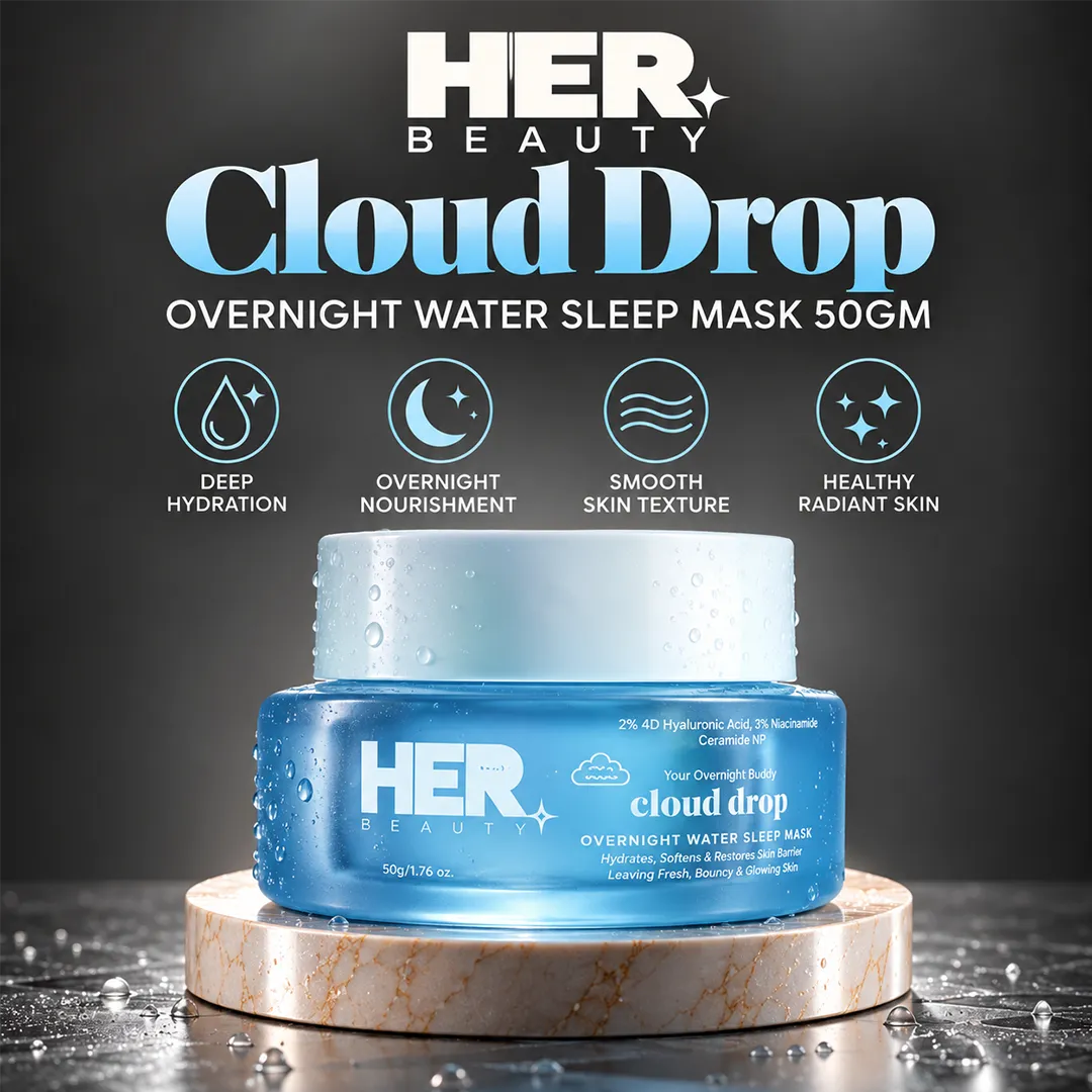 HER BEAUTY CLOUD DROP OVERNIGHT WATER SLEEP MASK 50GM